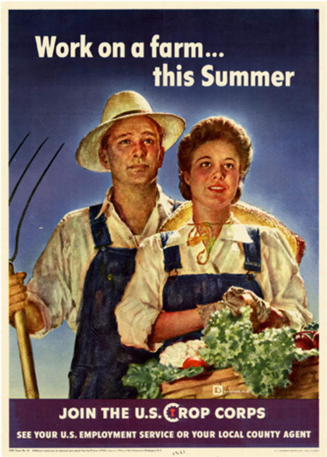 Propaganda Art For Wwii Victory Gardens Pictures Cbs News