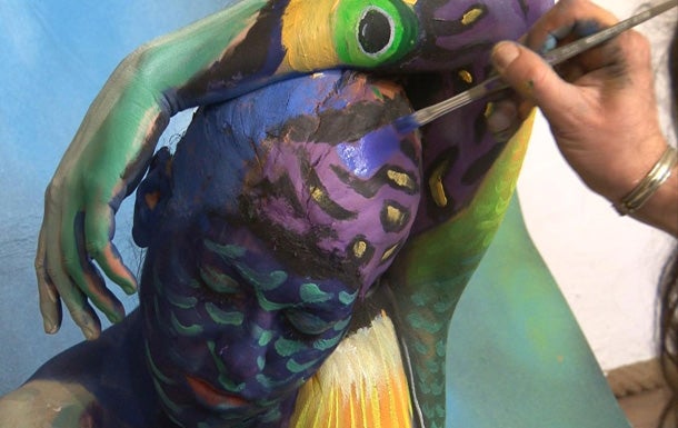 True still lifes Masterworks of bodypainting CBS News