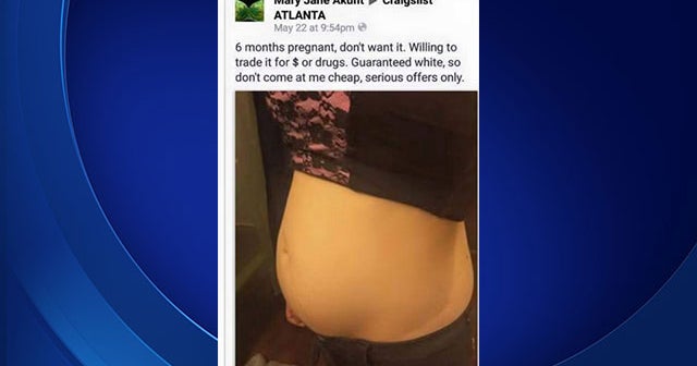 Police Probe Craigslist Ad With Offer To Trade Unborn Child Cbs News