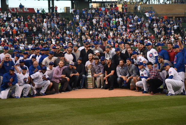 Stanley Cup At Wrigley Field 