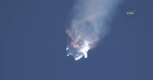 SpaceX Falcon 9 rocket destroyed in launch mishap - CBS News