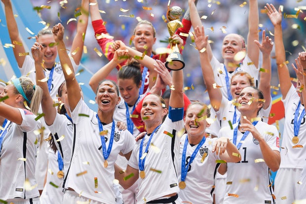 Women's World Cup champions Carli Lloyd and Becky Sauerbrunn on win and
