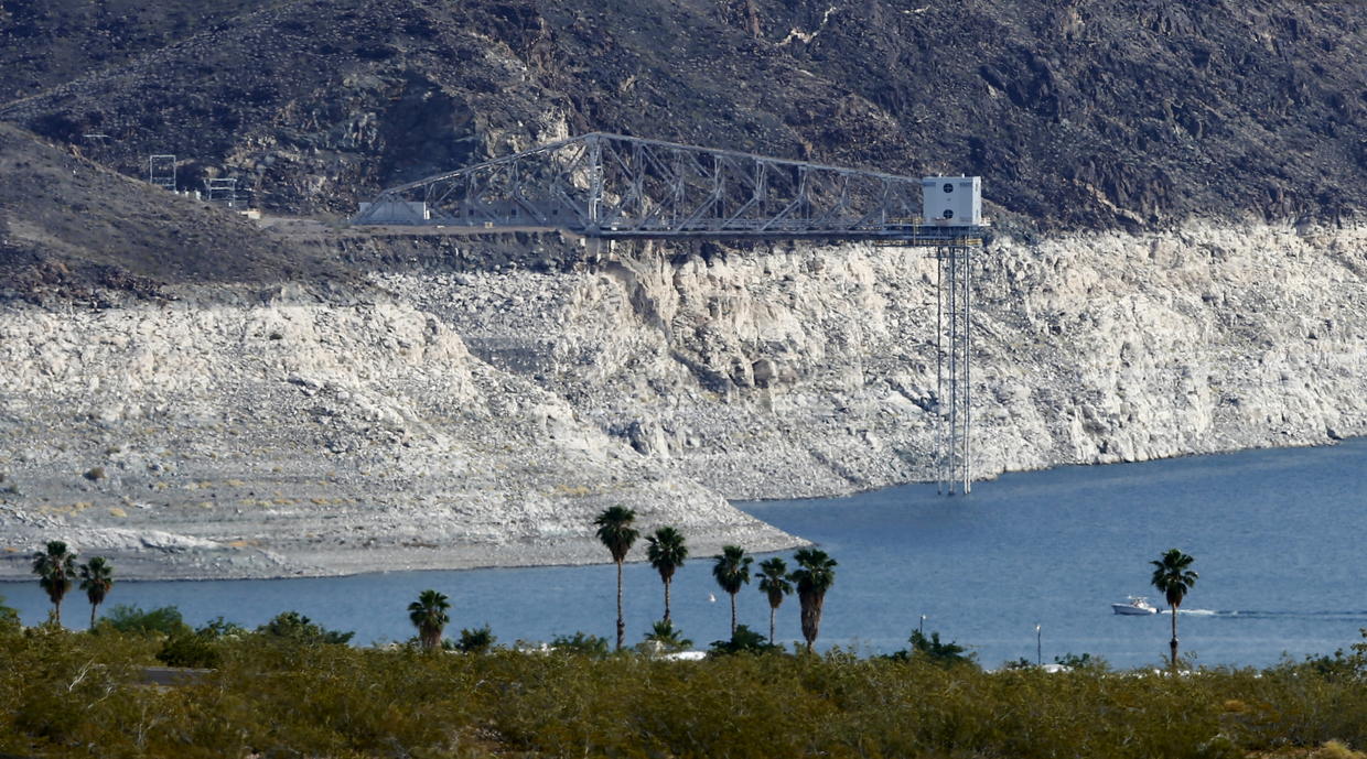 "The shrinking lake" Lake Mead at historic lows CBS News