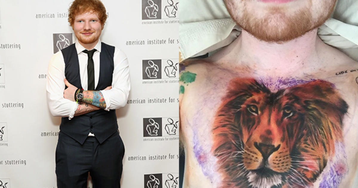 Ed Sheeran Reveals His Huge Lion Chest Tattoo Is Fake We Feel