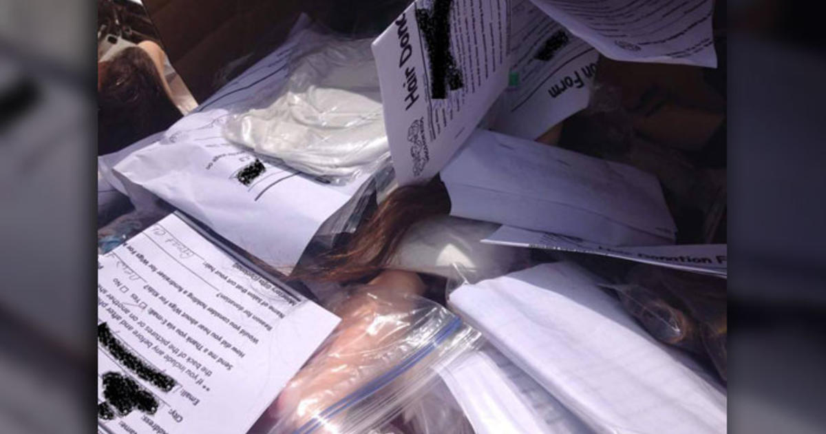 Box Of Hair Donations For Charity Found In Trash Cbs News