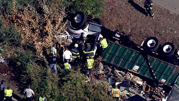 Peabody Tractor-Trailer Rollover Crash 
