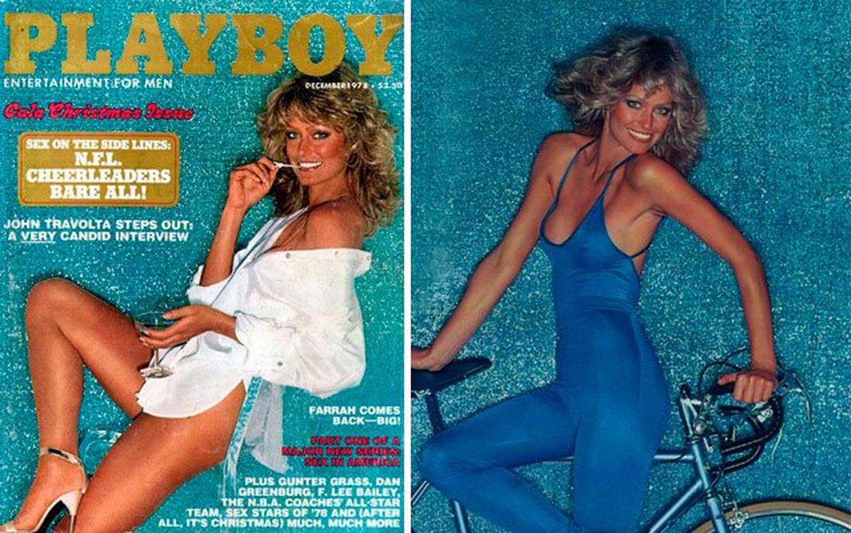 Farrah Fawcett Celebrities Who Posed For Playboy Pictures Cbs News