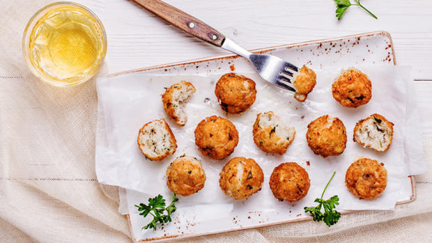 Pumpkin and Goat Cheese Croquettes 
