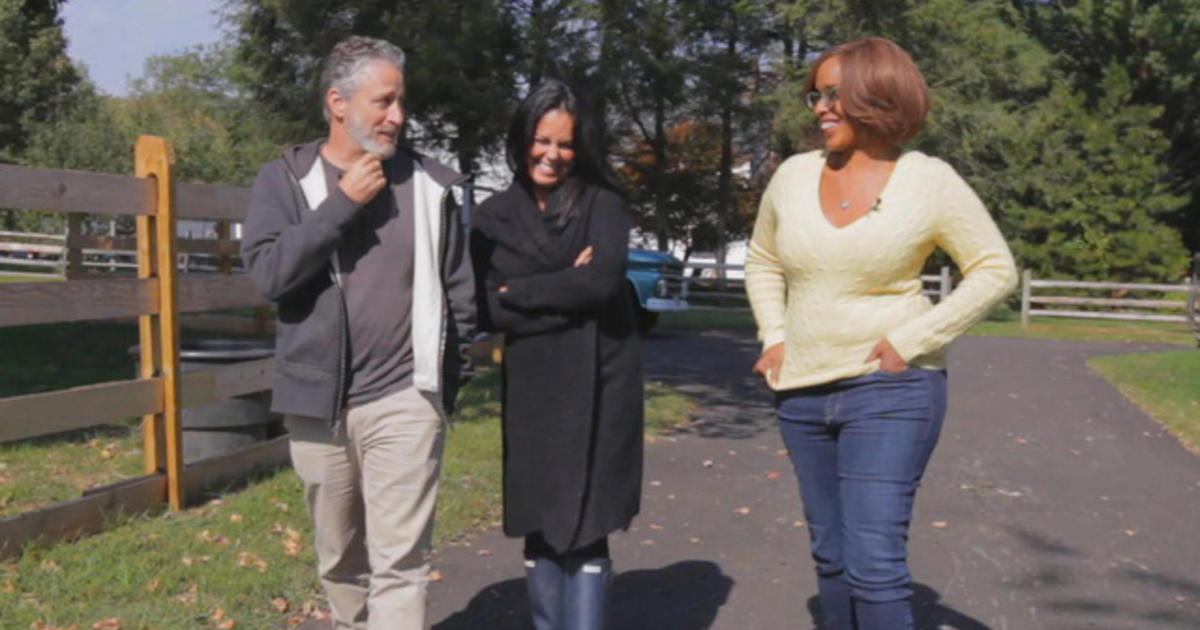 Jon Stewart and wife on farm life after "The Daily Show ...