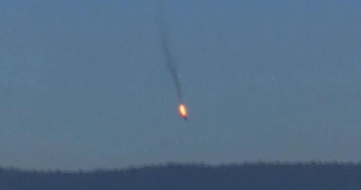 Russian Fighter Jet Shot Down Over Turkey Cbs News