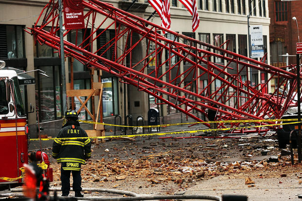 Crane Collapses In Tribeca 