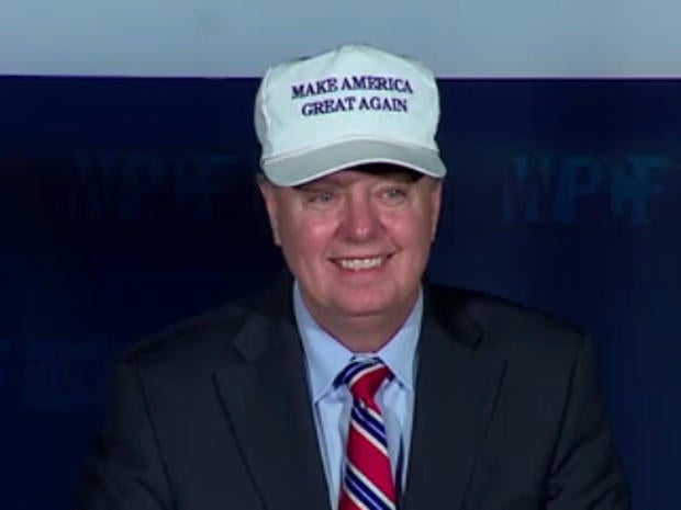 Sen. Lindsey Graham (R, S.C.), addressing Washington Press Club Foundation's annual dinner on February 25, 2016