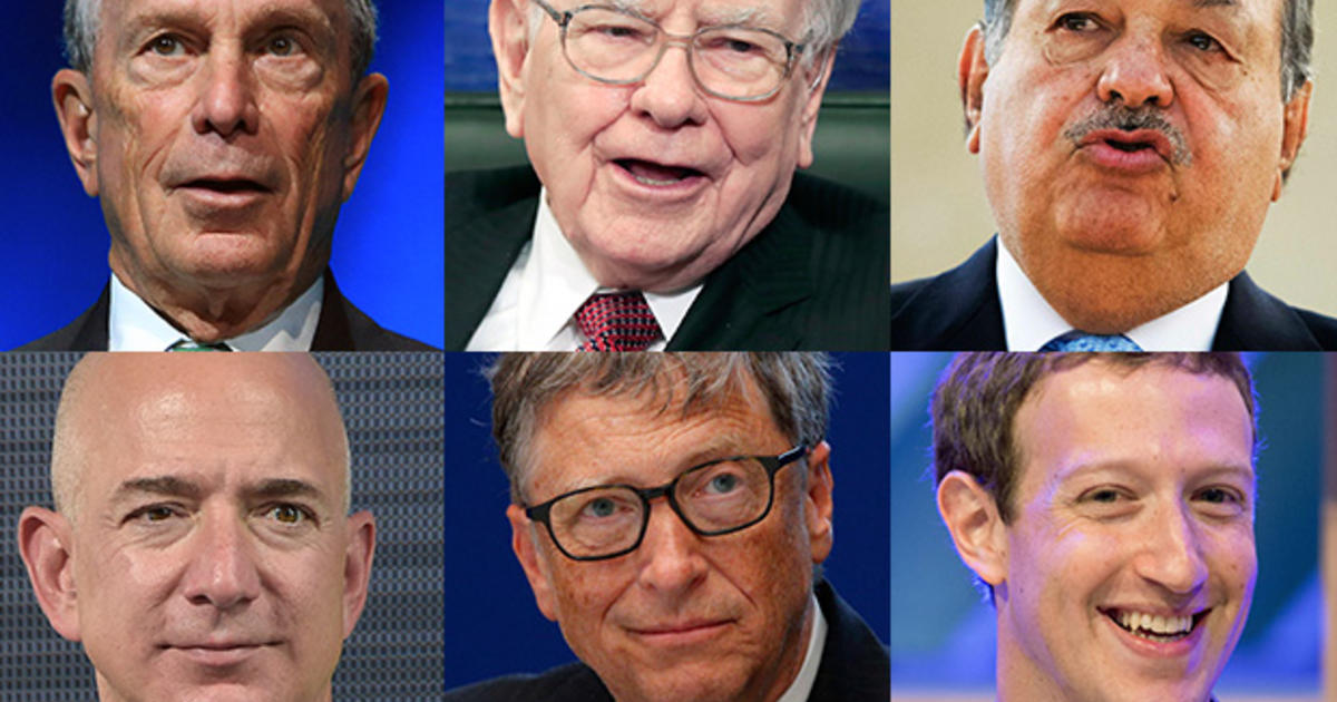 The richest people in the world: billionaires across the globe - CBS News