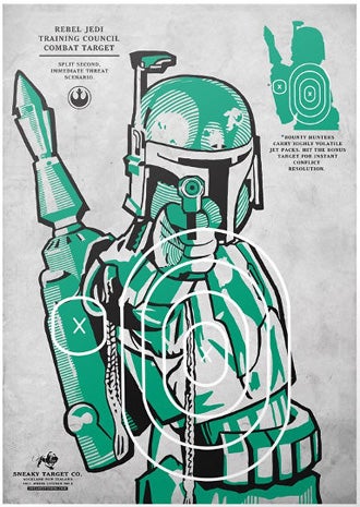 zombies nazis and jar jar binks novelty shooting range targets