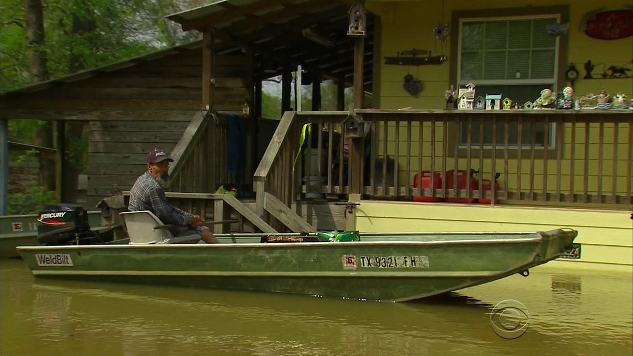 Texas town soaked by worst flooding in over a century CBS News