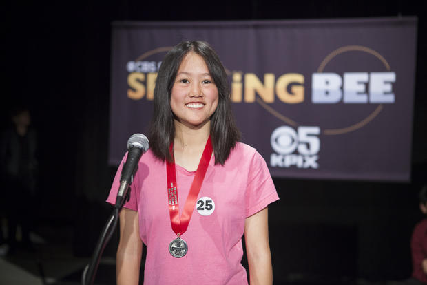 25 - Isabella Yu, Jane Lathrop Stanford Middle School -  2016 CBS Bay Area Spelling Bee 