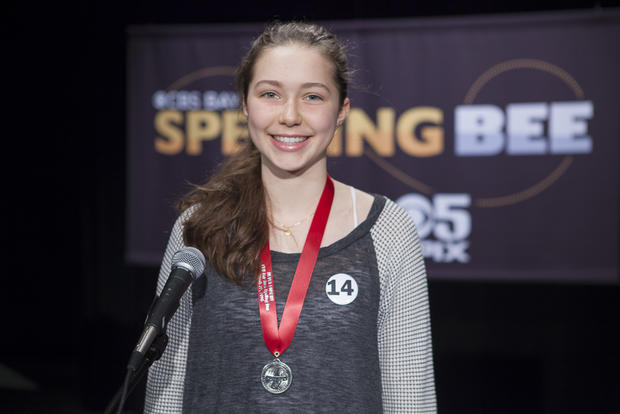 14 - Annabella Lucente, Hamlin School - 2016 CBS Bay Area Spelling Bee 