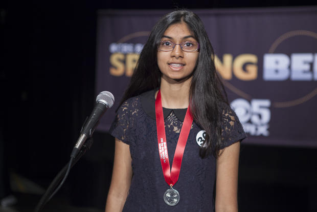 36 - Pallavi Saksena, Stratford Middle School, San Jose - 2016 CBS Bay Area Spelling Bee 