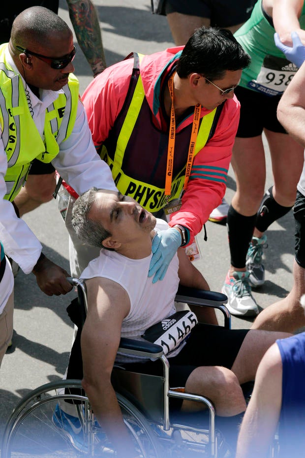Men's wheelchair division 2016 Boston Marathon Pictures CBS News