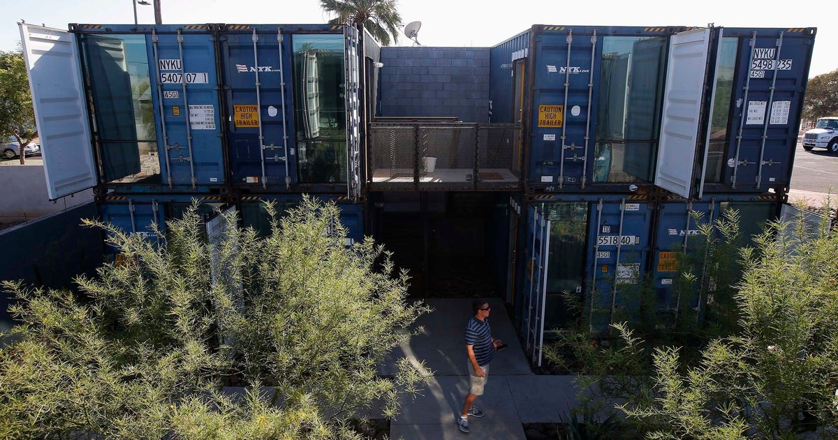 Containers Offer Welcome Homes In Phoenix Cbs News