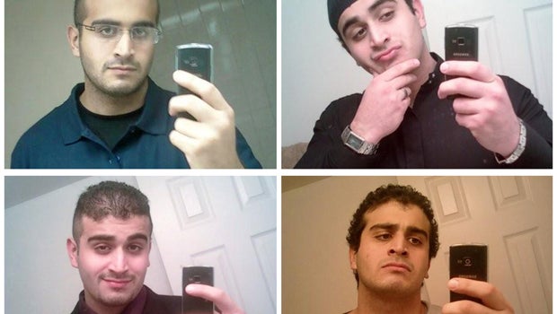 ​A combination of undated photos from his social media account show Omar Mateen, who Orlando Police have identified as the suspect in the mass shooting at the Pulse nightclub in Orlando, Florida. 