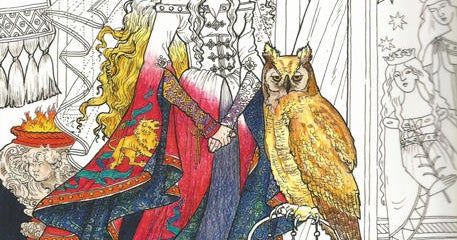 Adult coloring book fad