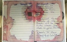 Blood-stained journal of Ahmad Khan Rahimi