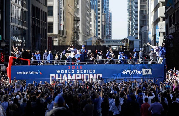 World Series 2016 Chicago Cubs' victory parade CBS News