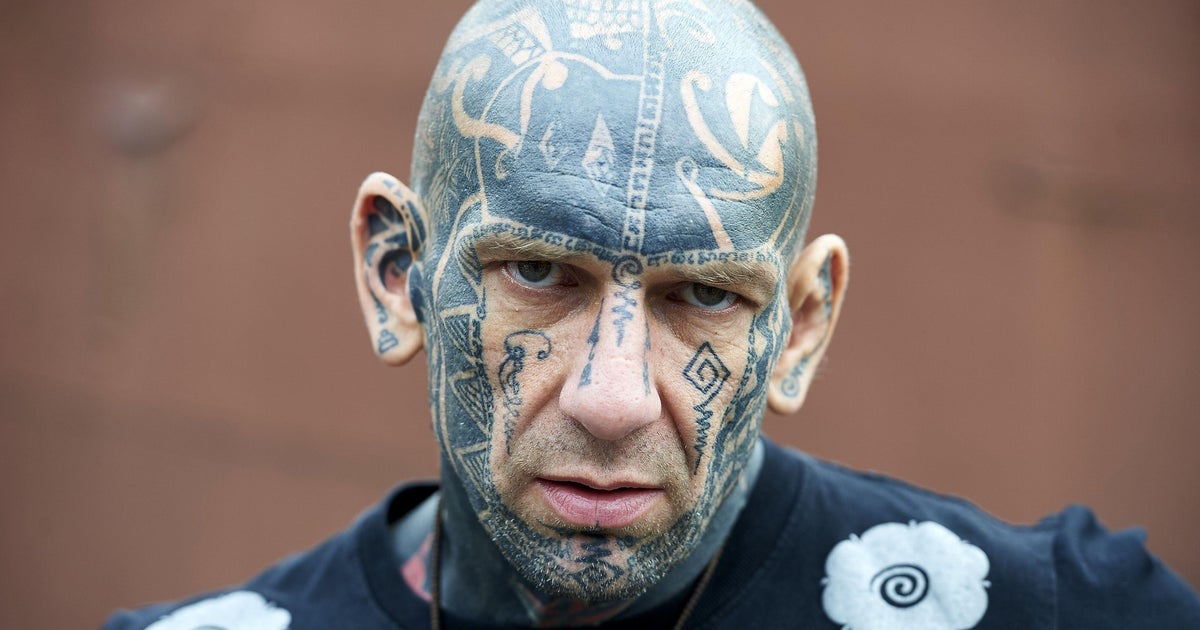 Shocking Face Tattoos Cbs News