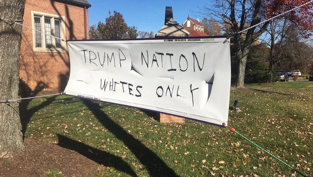 Rise in hate crimes following Trump's election win 