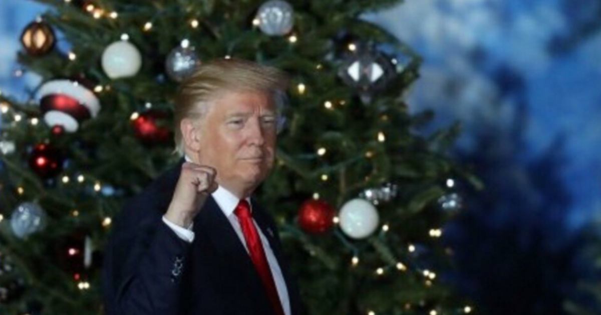 What is Donald Trump doing for Christmas? - CBS News