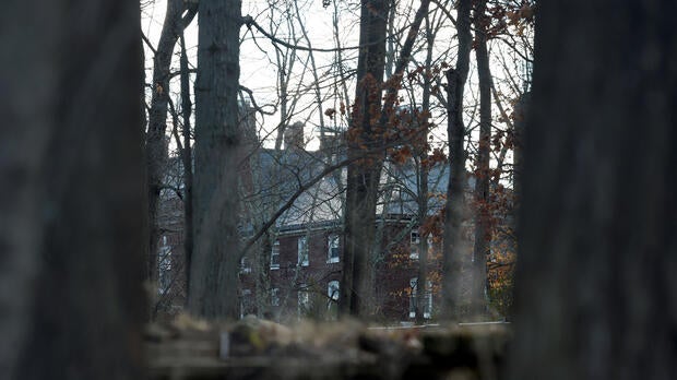 A Russian compound, which was ordered to be closed and vacated, is seen in Upper Brookville, Long Island, New York, on Dec. 30, 2016.
