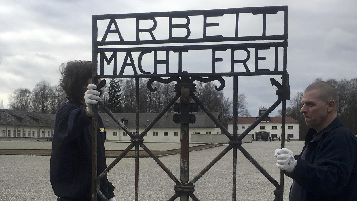 Nazi Concentration Camp Gate Returned To Dachau Site In Germany - CBS News