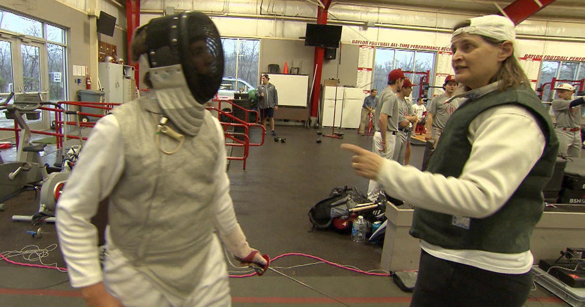 Living Stronger Fencing coach, 56, sets an example by outworking everyone CBS News