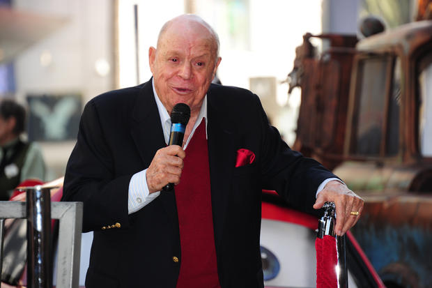 Comedian Don Rickles speaks at the Holly 
