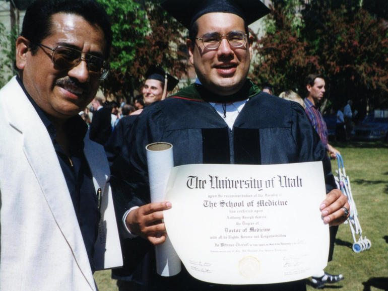Anthony Garcia graduation photo 