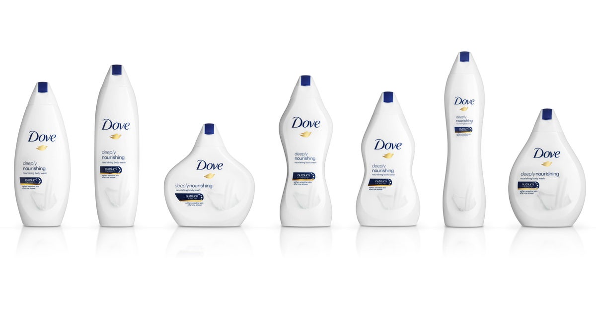 Dove's new bodytype bottles source of mockery online CBS News