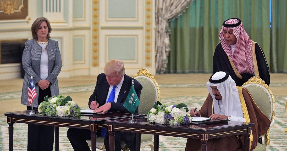 Trump signs $110 billion arms deal with Saudi Arabia