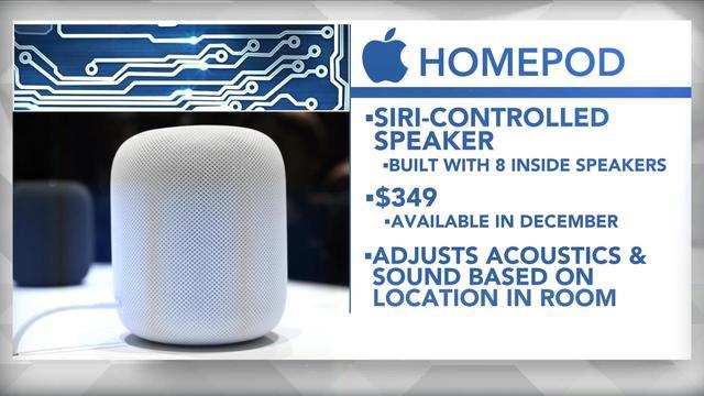Apple Unveils Homepod A Siri Enabled Speaker To Take On Amazon S Echo Cbs News