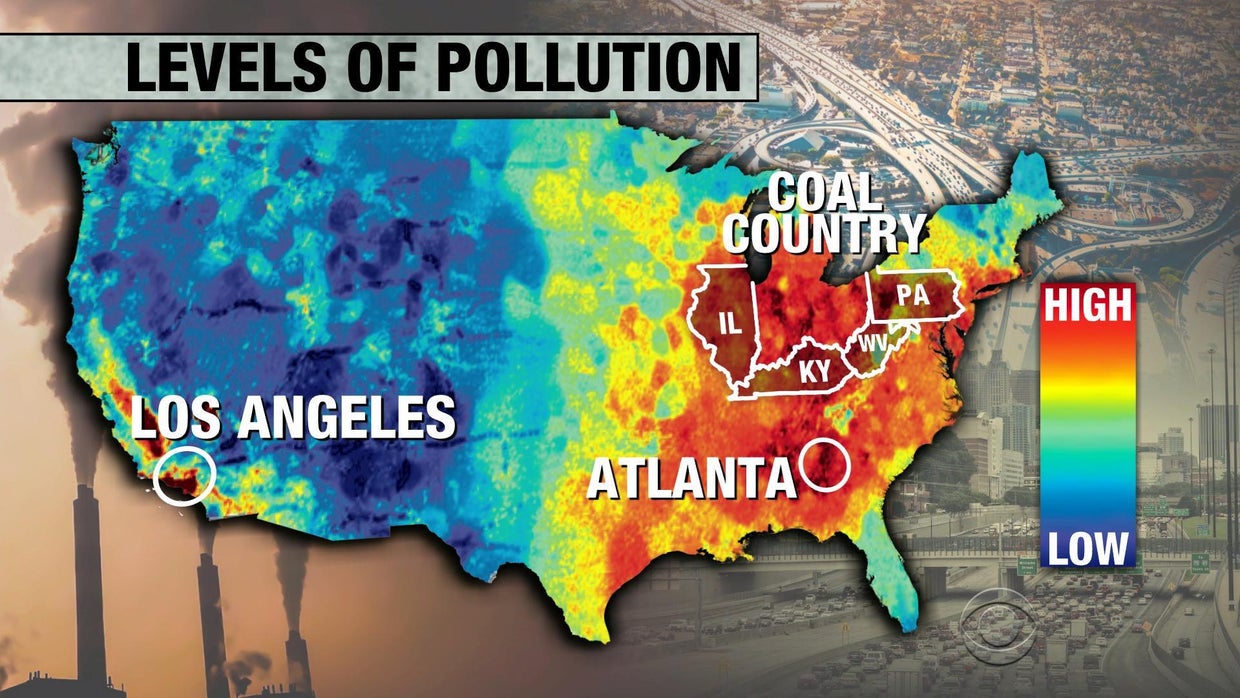 Air pollution levels considered safe can still shorten lifespans, study shows CBS News