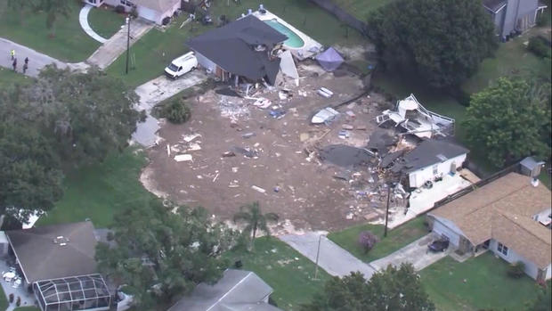 Massive Florida Sinkhole Grows As 2 More Homes Condemned