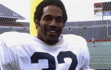O.J. Simpson then and now
