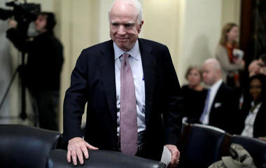 Support pours in for John McCain after diagnosis 