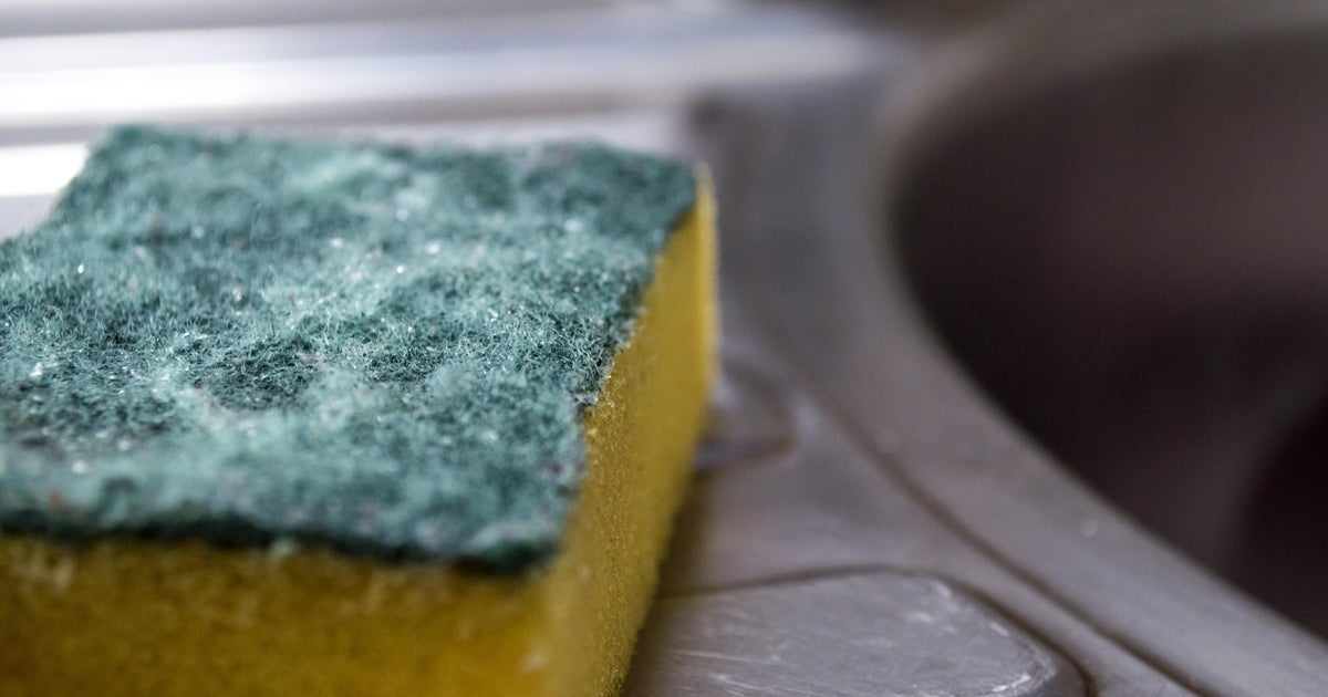 Is it time to replace that germy kitchen sponge? CBS News
