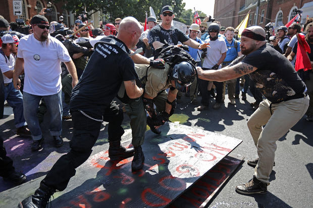 Violent Clashes Erupt at "Unite The Right" Rally In Charlottesville 