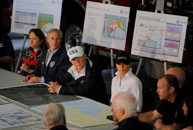 trump in texas harvey