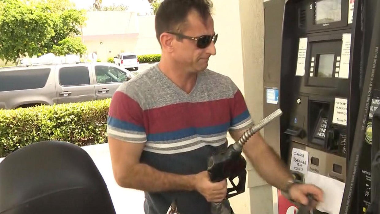 Gas shortages rampant near Miami ahead of Hurricane Irma CBS News