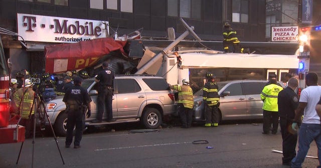 Deadly bus crash in Queens, New York CBS News