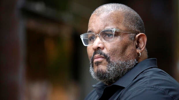 Dawoud Bey poses in Chicago Sept. 14, 2017, in this photo provided by the John D. and Catherine T. MacArthur Foundation.