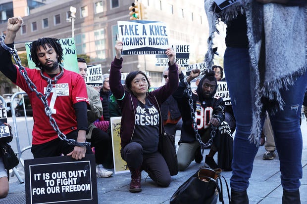 black lives matter new york nfl protests
